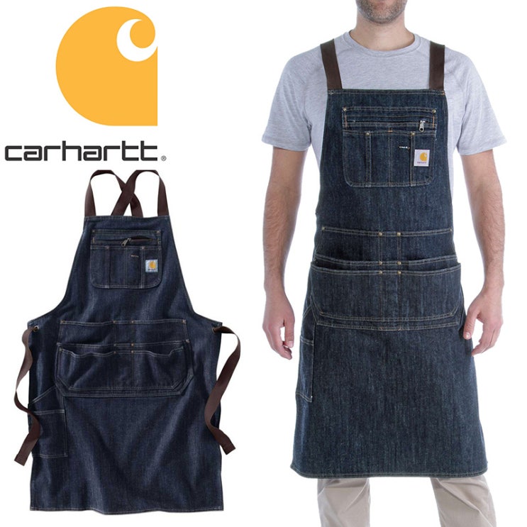   칼하트 103197 데님 앞치마 목공 미술 공예 Apron 남녀공용