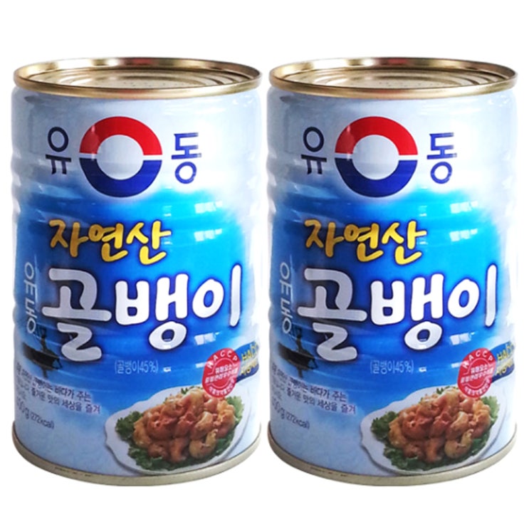 유동 자연산 골뱅이 통조림, 400g, 2개 추천해요 유동 자연산 골뱅이 통조림, 400g, 2개 추천해요