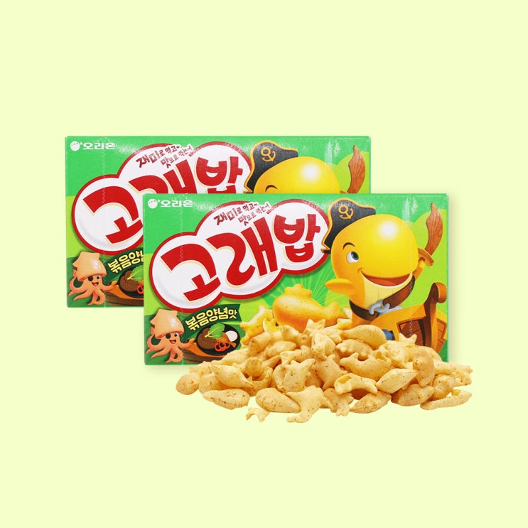  오리온 고래밥 볶음양념맛 40g x 2개  고래밥볶음 단품