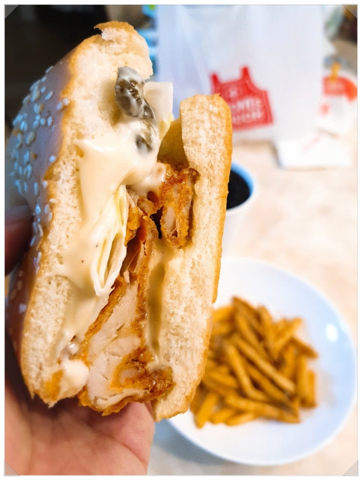 (산본 맛집) 맘스터치 캐시 워크 포인트 사용하기 (산본 맛집) 맘스터치 캐시 워크 포인트 사용하기