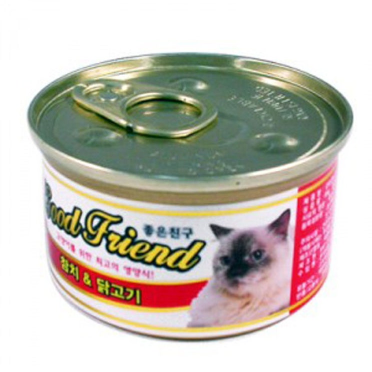 굿프랜드 고양이캔85g 참치&닭고기 1박스 24개, 1개 추천해요 굿프랜드 고양이캔85g 참치&닭고기 1박스 24개, 1개 추천해요