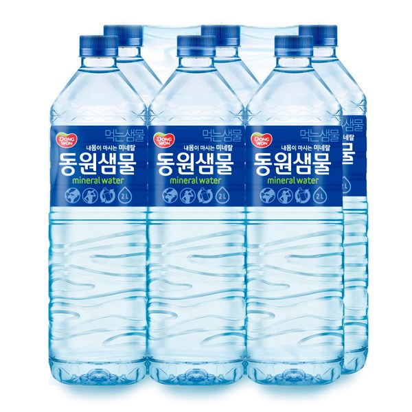  동원샘물, 2L, 6개