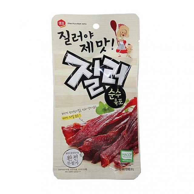  정배마트 샘표식품 질러 순수육포 30g 샘표 육포 안주 간식 1