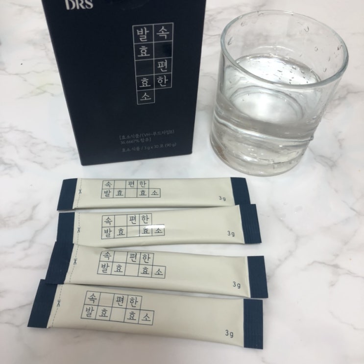  속편한 발효효소 DRS 섭취방법