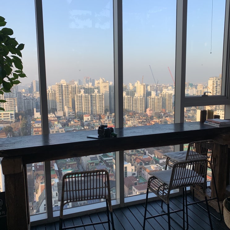  전망 좋은 카페로 유명한 서울 찻집 티컬렉티브 삼성점