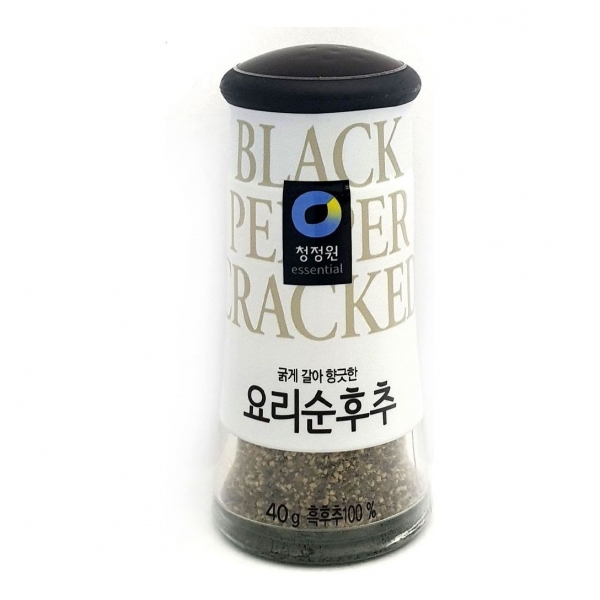  요리 순후추 40g 고기 요리 굵은 후추 향신 흑후추 조미료육수 후추 미원 통후추 소스 양념 케찹 간장 시즈닝 와사비 향신료 식자재 양념장 쌈장