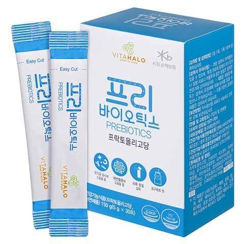  유산균 핫템 비타할로 프리바이오틱스 프락토올리고당 FOS, 5g, 30개입 제품