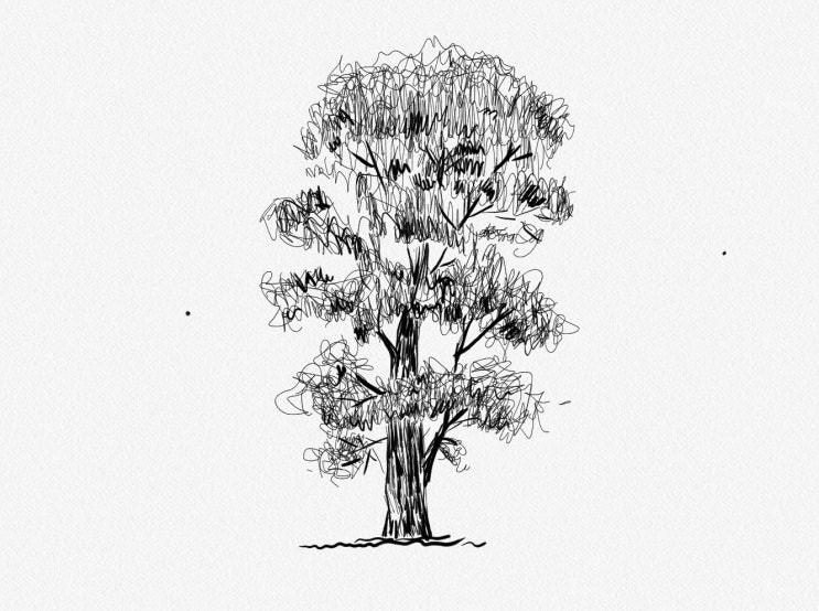[1일1그림]살짝 너저분해 보일수 있는(?) 나무