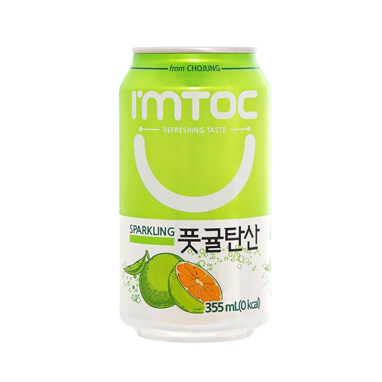  일화 초정리 광천수로 만든 아임톡 풋귤탄산 355ML24캔 48캔 355ml