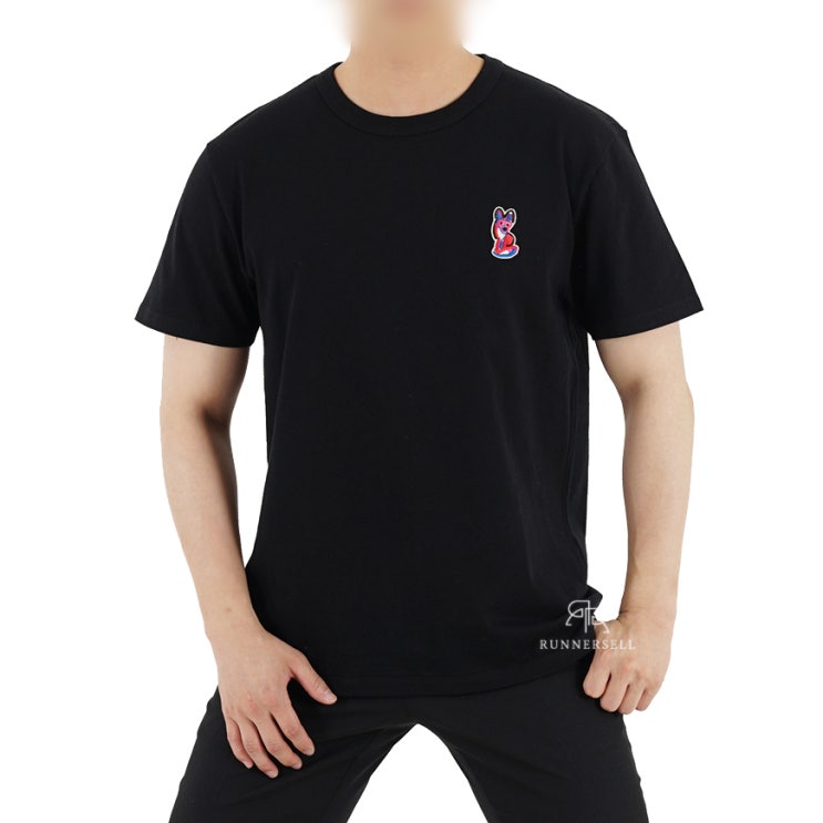   19FW 메종키츠네 ACIDE 폭스 패치 반팔 티셔츠 SPCZU00101