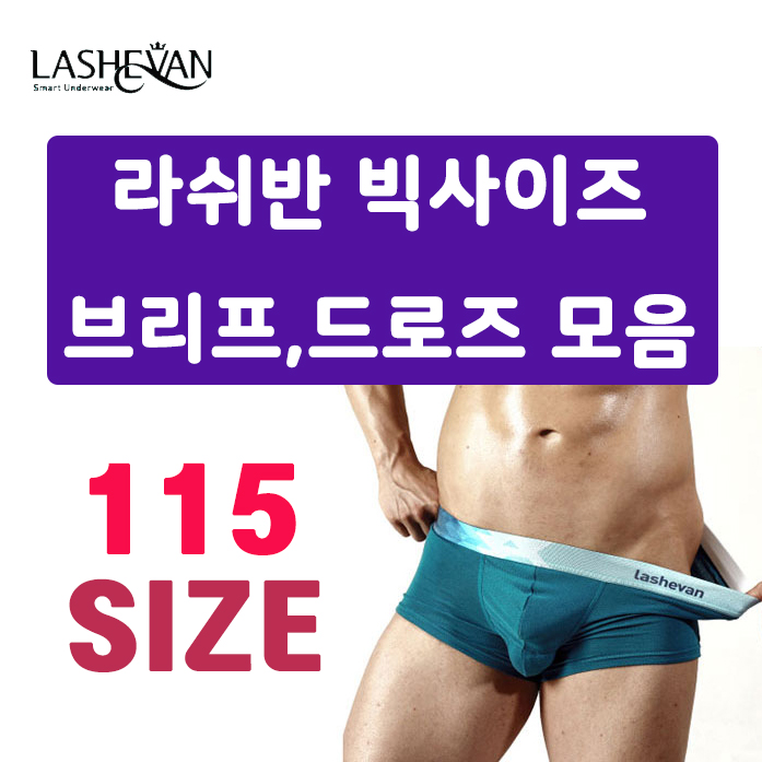   라쉬반 115 빅사이즈 브리프 드로즈