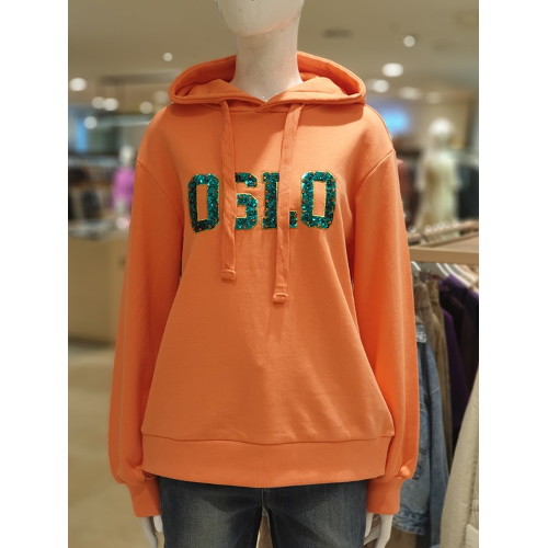   시에로19가을OSLO스팽글자수크롭후드TSSF4THF455