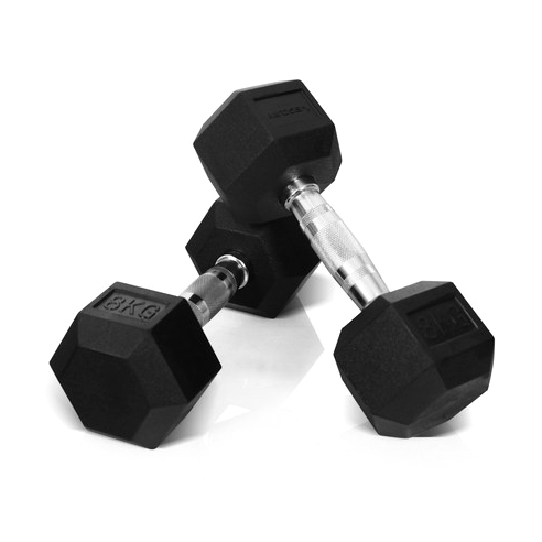  운동, 건강, 다이어트 :  이고진 고무 육각 아령 8kg 2개 : 실내 피트니스
