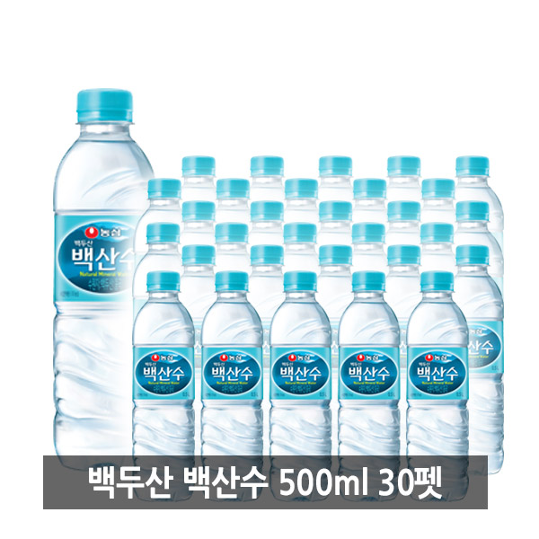  농심 백산수, 500ml, 30개