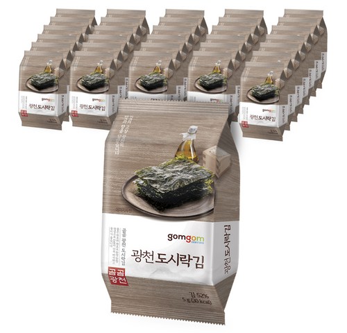  도시락김 대박 좋은 곰곰 광천 도시락김, 5g, 32개입 제품추천 