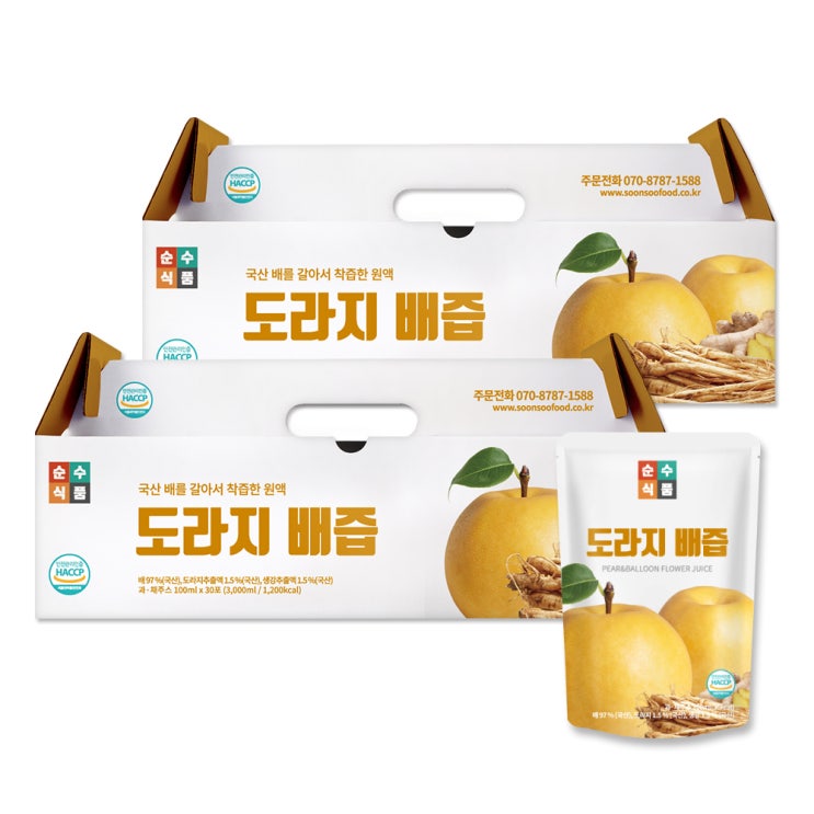 (로켓배송)순수식품 도라지 배즙, 100ml, 60개입 추천해요