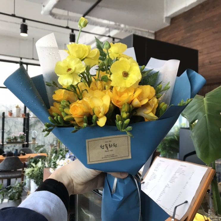  동명동 꽃집/동명동 플라워 카페 청솔화원 리뷰