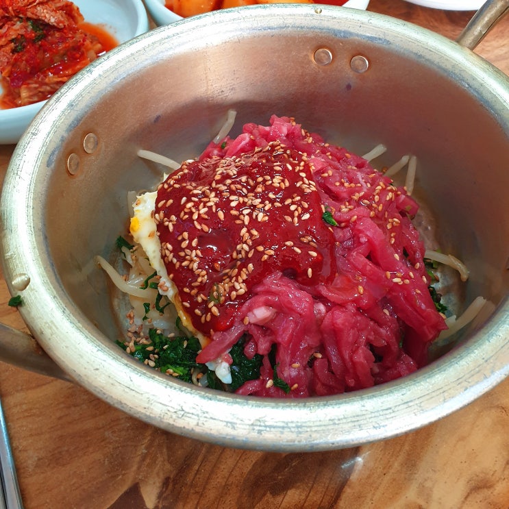  [창원 마산집] 생활의 달인 육회비빔밥!