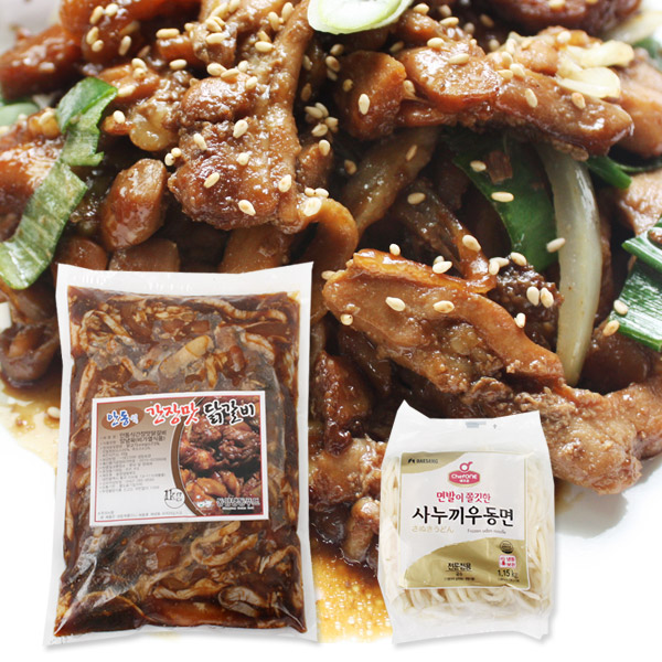 벅스웨이 안동식 간장맛 닭갈비 1kg+사누끼우동면 1.15kg, 1개 추천해요 벅스웨이 안동식 간장맛 닭갈비 1kg+사누끼우동면 1.15kg, 1개 추천해요