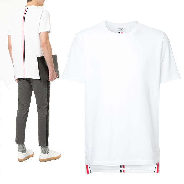  톰브라운 19fw 반팔 티셔츠 MJS056A 00050 100