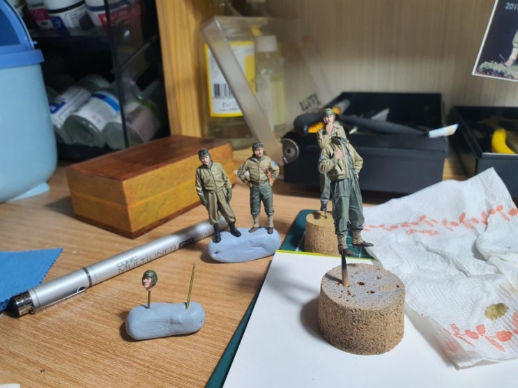  1/35 Alpine Miniatures US Tank crew-1