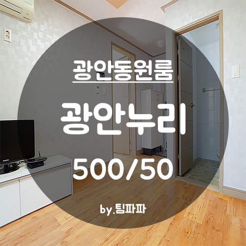  [부산 광안동/광안역] 풀옵션 저렴한 분리형 투룸 광안누리