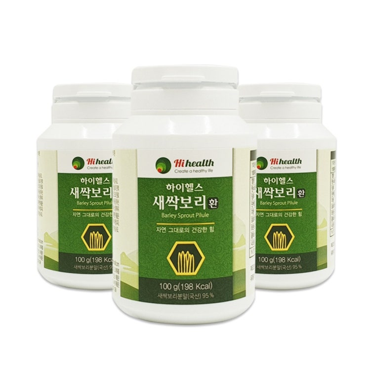 하이헬스 새싹보리환, 3통, 100g 추천해요 하이헬스 새싹보리환, 3통, 100g 추천해요