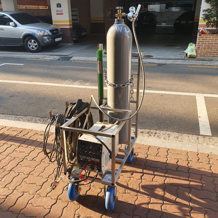  용접기 이동식 대차 및 카트 만들기