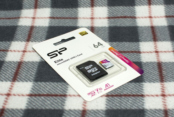  추억을 담는 메모리카드 실리콘파워 micro SDXC CLASS10 UHS-I Elite V10 A1 64GB