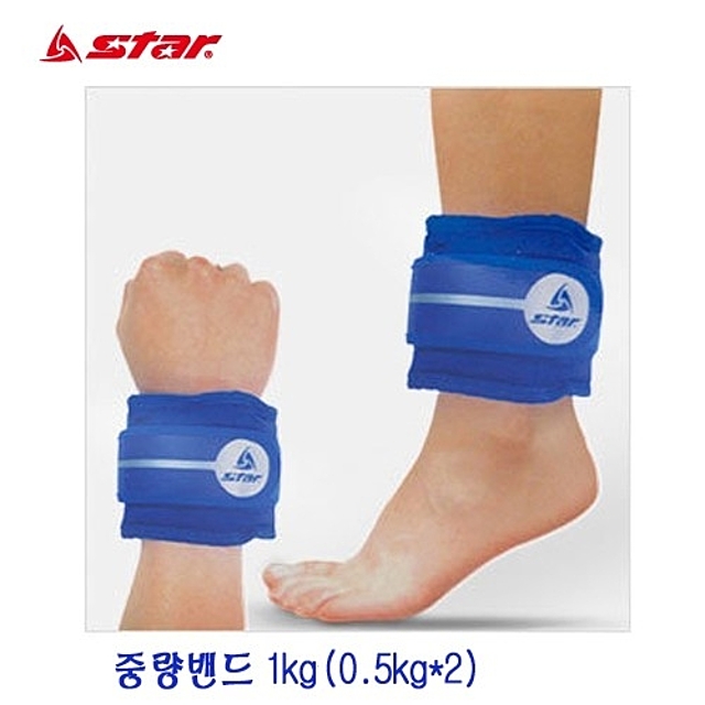  헬스, 운동, 건강 :  SS1705 스타스포츠 중량밴드 1kg 05kg 2개  헬스용품 밴드 중량밴드 스타 스포츠 : 가정용 운동, 다이어트