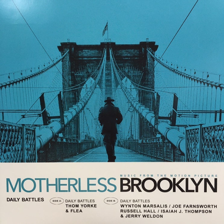 [싱글, 7인치] Various(탐 요크) – Daily Battles (Music From The Motion Picture "Motherless Brooklyn", 7인치)