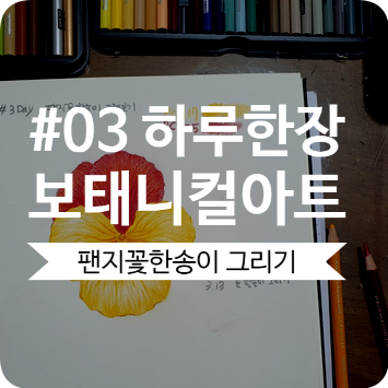 #03 보테니컬아트_팬지꽃한송이그리기 #03 보테니컬아트_팬지꽃한송이그리기