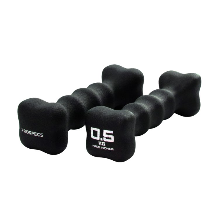  다이어트 :  프로스펙스 네오프렌 아령 2개입 블랙 05kg : 실내 헬스트레이닝, 다이어트