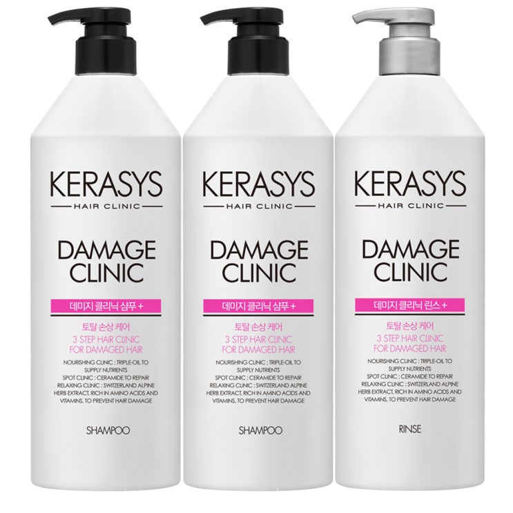 (로켓배송)케라시스 데미지 클리닉 샴푸 750ml 2p + 린스 750ml 헤어세트, 1세트 추천해요 (로켓배송)케라시스 데미지 클리닉 샴푸 750ml 2p + 린스 750ml 헤어세트, 1세트 추천해요