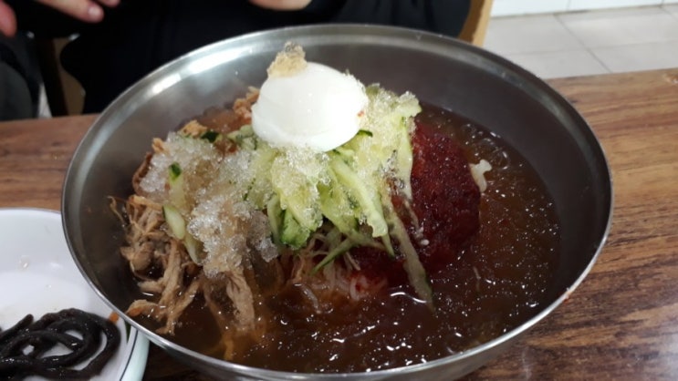 중문동 보말 톳칼국수:밀면 "제주 돌하르방밀면 맛집" 중문 관광단지근처 칼국수집