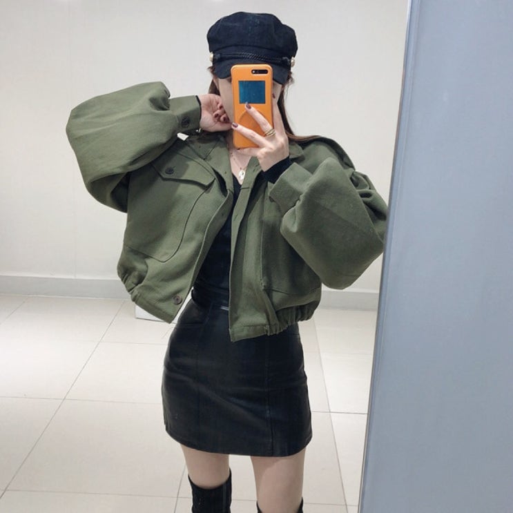 자도르 / 4col 아방한핏 포켓 크롭 야상자켓 추천해요 자도르 / 4col 아방한핏 포켓 크롭 야상자켓 추천해요