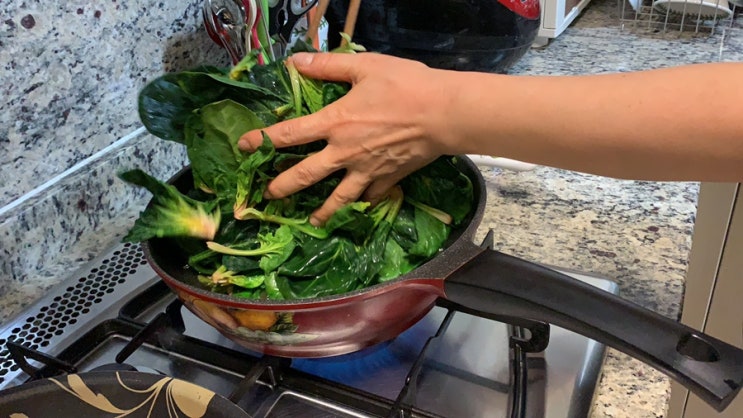  시금치무침 만들기 간단한 손질방법 시금치 데치기 시간