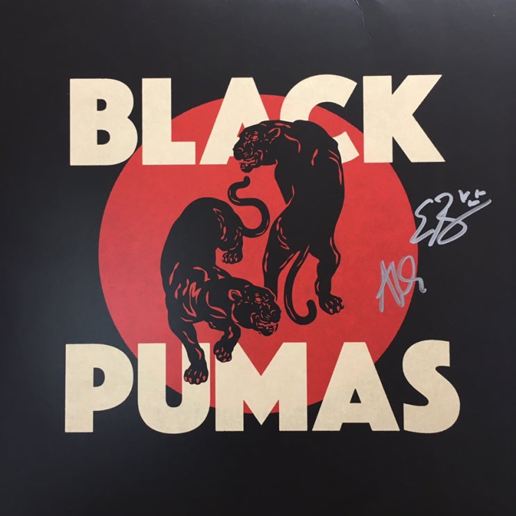 [LP, 엘피] Black Pumas(블랙 퓨마스) - Black Pumas (Cream 바이닐, 싸인반)