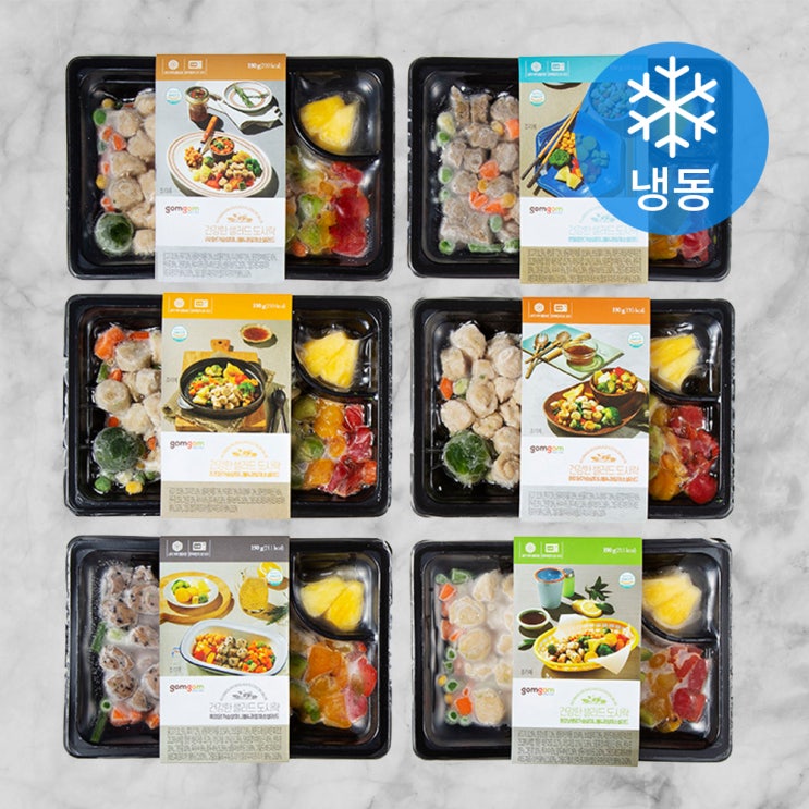 (로켓배송)곰곰 건강한 샐러드 도시락 (냉동), 190g, 6개입 추천해요 (로켓배송)곰곰 건강한 샐러드 도시락 (냉동), 190g, 6개입 추천해요