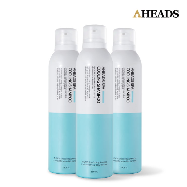   어헤즈 스파쿨링 3배 SET 거품샴푸 비듬샴푸 샴푸세트 1set 250ml