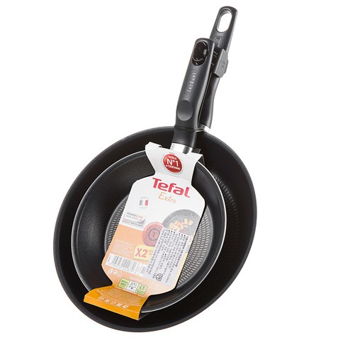  프라이팬세트 대박 좋은 테팔 엑스트라 트윈 프라이팬 콤보 2개, 혼합 색상, 트윈팬 26cm + 20cm 인기제품 
