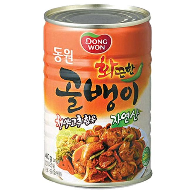 (로켓배송)동원 화끈한 골뱅이 통조림, 400g, 1개 추천해요