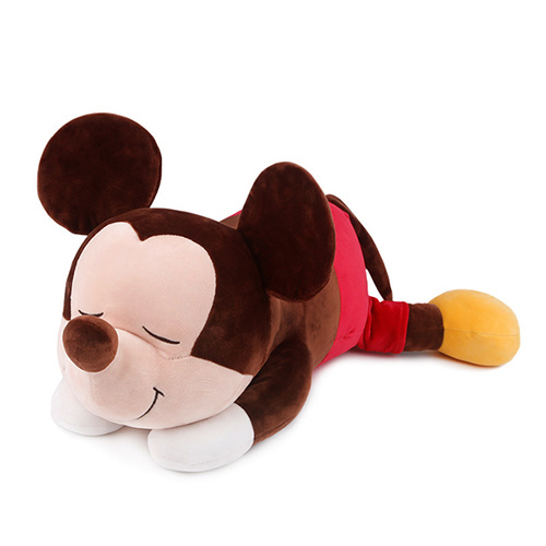 (로켓배송)디즈니 잠자는 모찌 라잉 봉제인형 미키마우스 70cm, 레드 추천해요