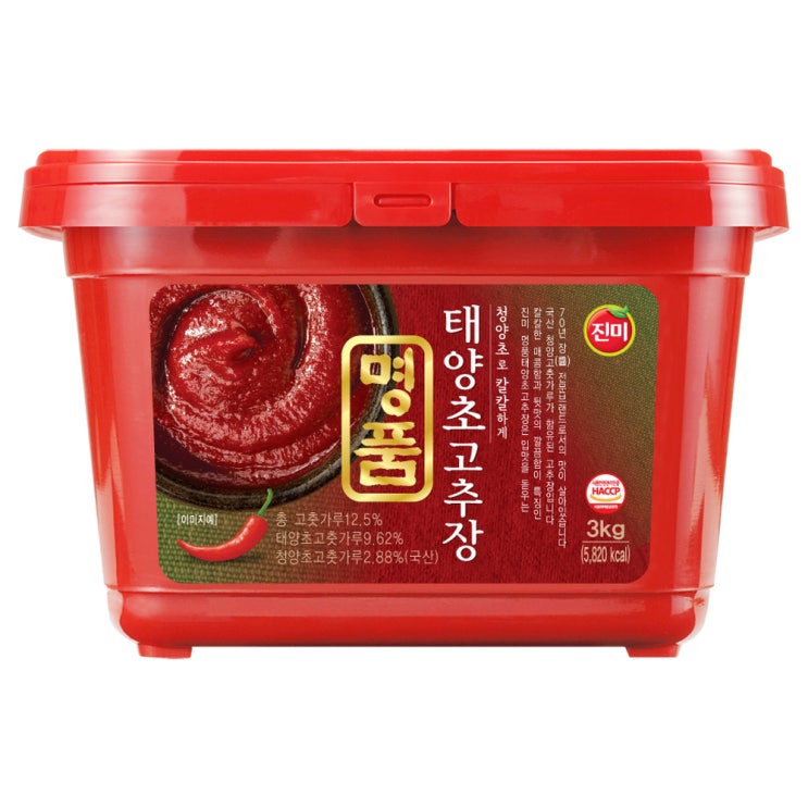  진미 명품 태양초 고추장 3kg 1개
