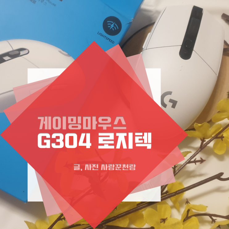  사이즈가 작은 로지텍 G304 무선 게이밍마우스 일주일 사용후기!