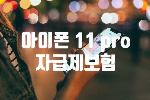  아이폰 11 pro 자급제보험 만료기간 알고 가입하자!