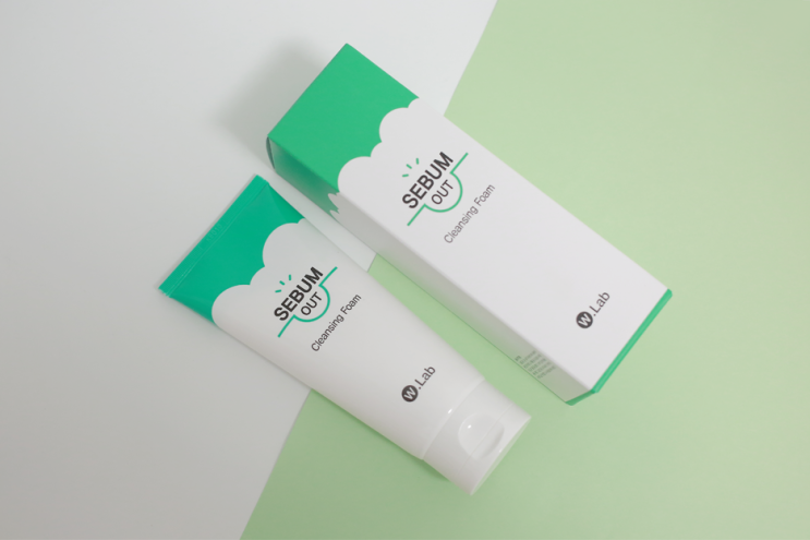  유분제거하는 모공클렌저! 더블유랩 세범아웃 클렌징폼