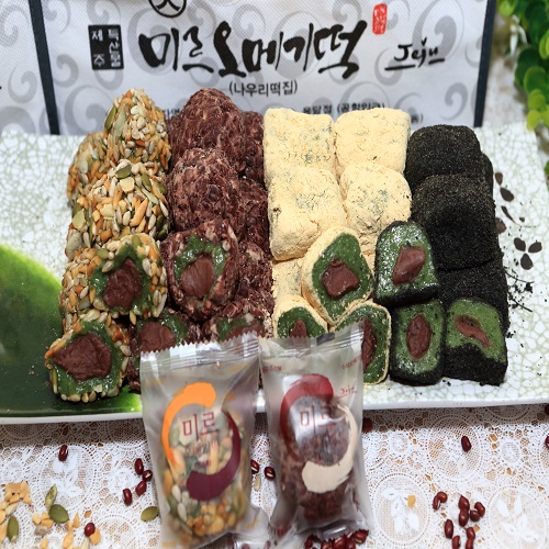 미르오메기떡 4종혼합(30개), 50g, 30개입 추천해요 미르오메기떡 4종혼합(30개), 50g, 30개입 추천해요