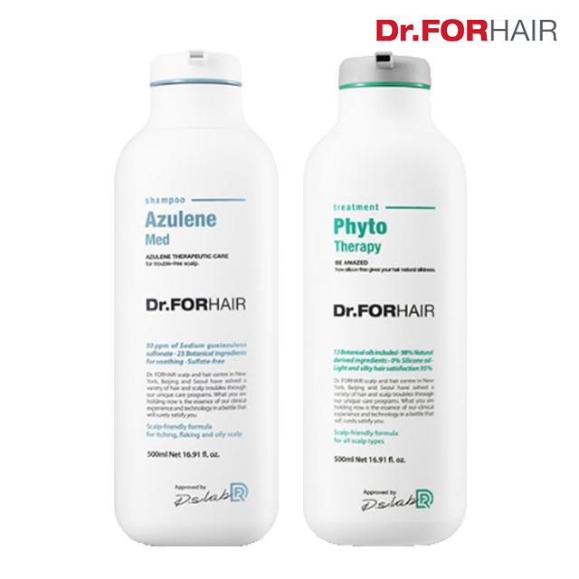  ※※ 닥터포헤어 아줄렌 메드 샴푸 500ml  피토테라피 트리트먼트 1개