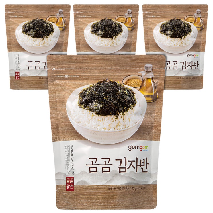  곰곰 김자반 70g 4개입
